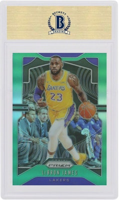 LeBron James 2019 Panini Prizm Green #129 Order LeBron James 2019 Panini Prizm Green #129