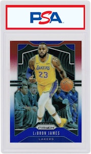 LeBron James 2019 Panini Prizm Merah/Putih/Biru #129 Buy LeBron James 2019 Panini Prizm Merah/Putih/Biru #129