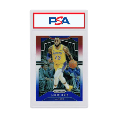 LeBron James 2019 Panini Prizm Red/White/Blue #129
