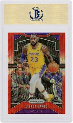 LeBron James 2019 Panini Prizm Ruby Wave #129 Order LeBron James 2019 Panini Prizm Ruby Wave #129