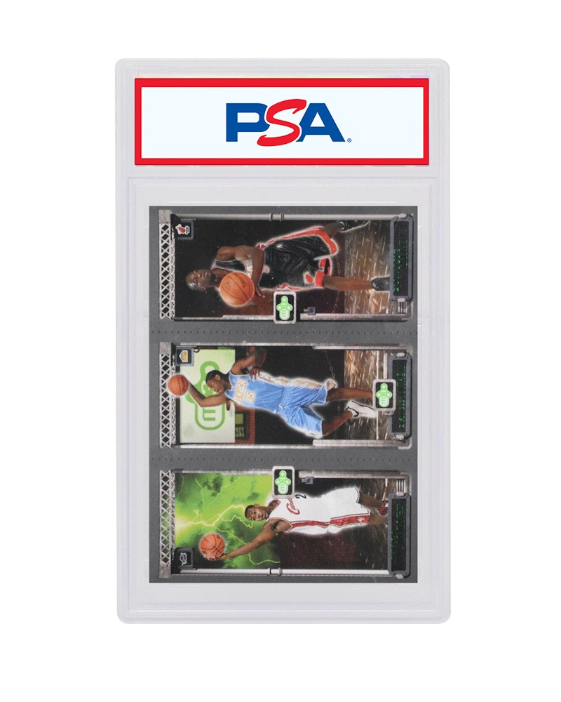 LeBron James/Carmelo Anthony/Dwyane Wade 2003 Topps Rookie Matrix Rookie #111/#113/#115