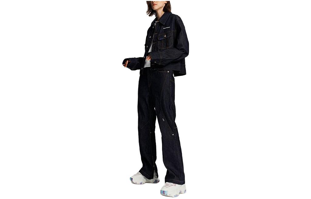 Lee × ROARINGWILD Minimalist Washed Single-Breasted Jacket Unisex LUT0068726JN00F898L00