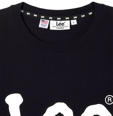 Lee 大Twitch標誌短袖黑色T恤 LE2602ST01BK Lookbook Lee 大Twitch標誌短袖黑色T恤 LE2602ST01BK