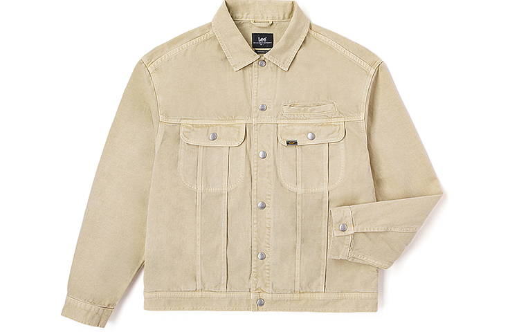 Lee Buddy Lee FW23 Unisex Casual Light Khaki Collar Jacket LUT006287201532A03034