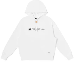 Lee Buddy Lee Series Unisex White Hoodie with Embroidered Design. LUT006229CRU00FK14000 Lee Buddy Lee Series Unisex White Hoodie with Embroidered Design. LUT006229CRU00FK14000