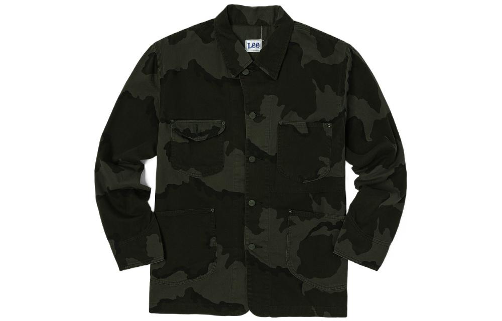 Lee Camouflage Collar Long-Sleeve Jacket Smoke Gray LMT00427200102A02717