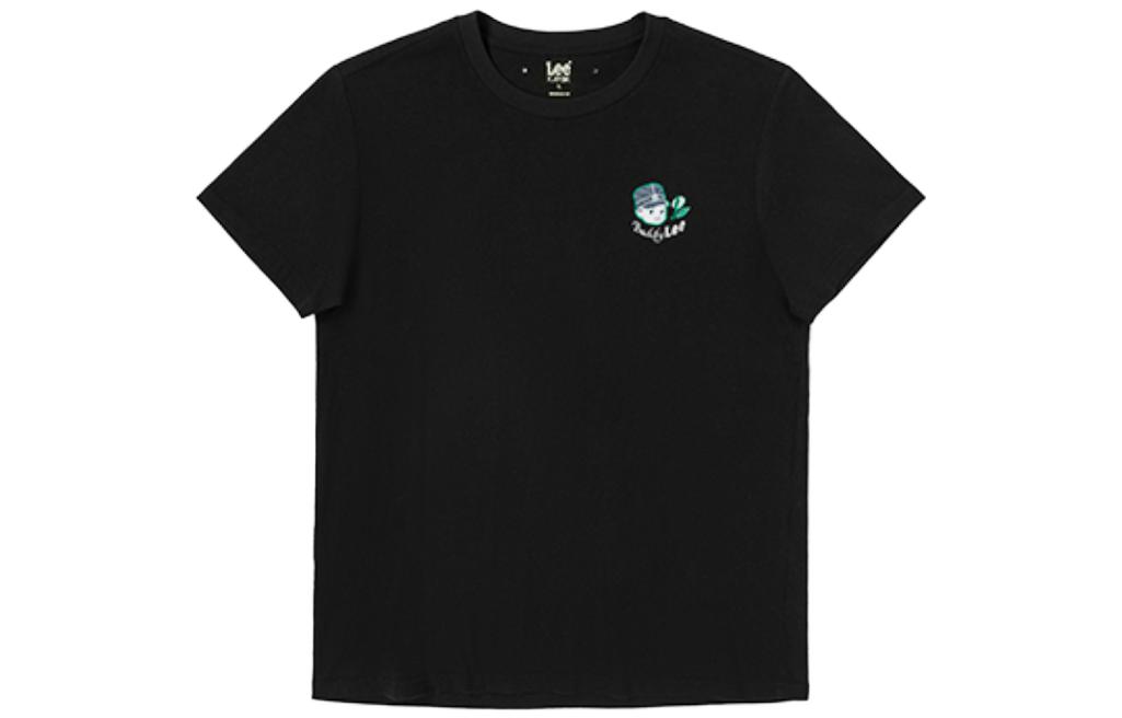 Lee Casual Kapok Crewneck Short Sleeve T-Shirt  Black LMT005111200