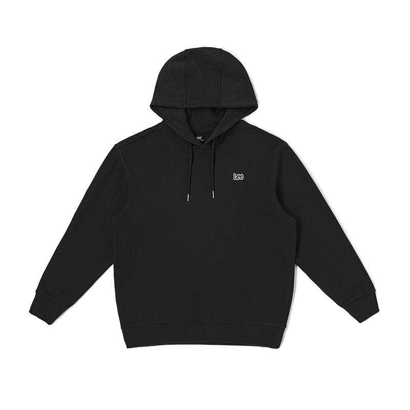 Lee Classic Comfortable Casual Logo Hoodie Pullover BLACK LMT006772201764K11000