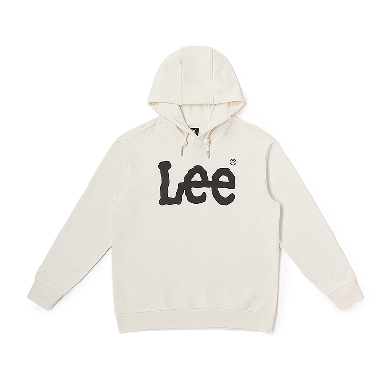 Lee Classic Logo Hoodie Pullover Long Sleeve Off-White LMT006776201764A00005