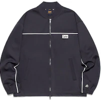 Lee Colorblock Embroidered Letter Knit Jacket Men’s Dark Gray LE2401JK22CH Lee Colorblock Embroidered Letter Knit Jacket Men’s Dark Gray LE2401JK22CH