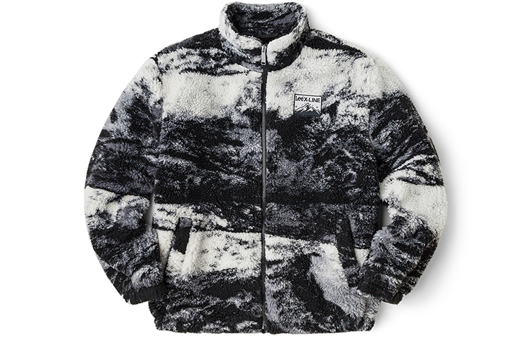 Lee Colorblock Letter Patch Zip-Up Loose Jacket - LMT004017200036K11000