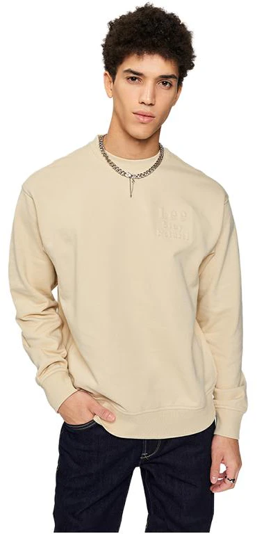 lee-embossed-letter-crewneck-pullover-sweatshirt-men-s-light-khaki-lmt-006274-cst-00-fa-03034