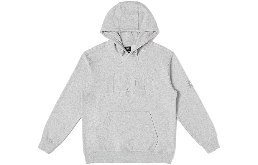 Lee Embossed Logo Hoodie Light Grey LMT006273CST00F-A02848