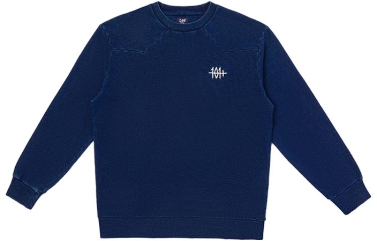 Lee Embroidered Sweatshirt for Men in Medium Blue LMT0036325FH00FA02678