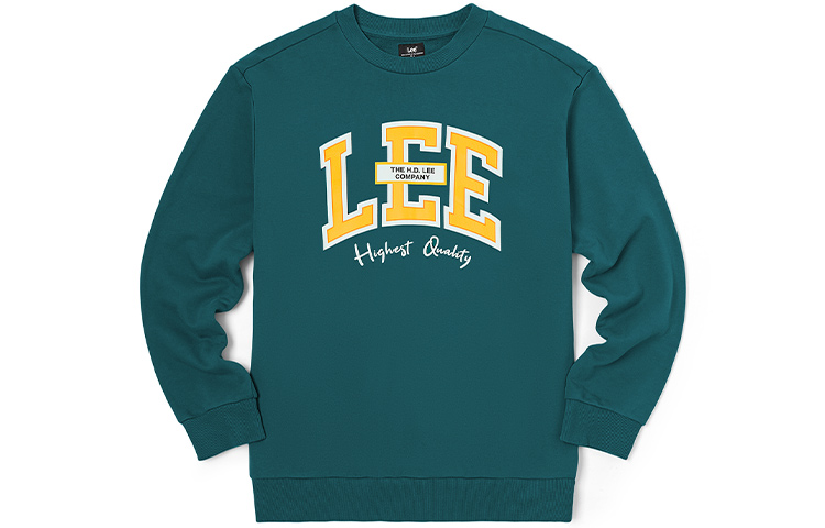 Lee FW22 Campus Print Sweatshirt Green () LMT003691101228A01743