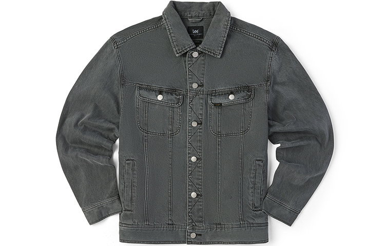 Lee FW22 Comfortable Solid Color Rider Jacket Gray (Spring/Autumn). LMT0037345TQ00FA01730