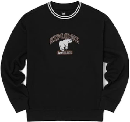 Lee FW22 字母印花寬鬆版型刷毛衛衣 男女款 黑色 LMT004047100893K11000 Buy Lee FW22 字母印花寬鬆版型刷毛衛衣 男女款 黑色 LMT004047100893K11000