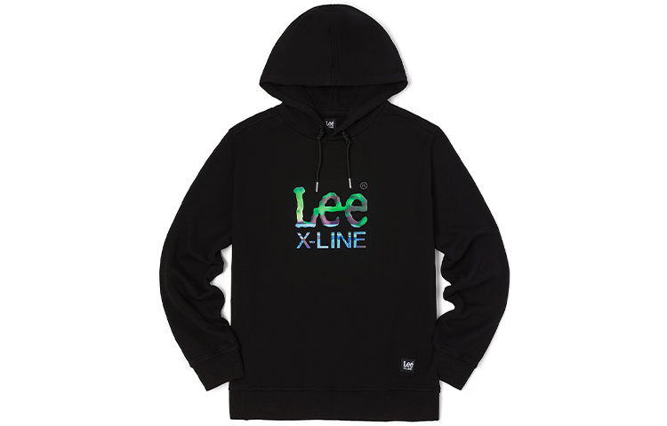 Lee FW22 Printed Hooded Sweatshirt Black LMT0040364XH00FK11000