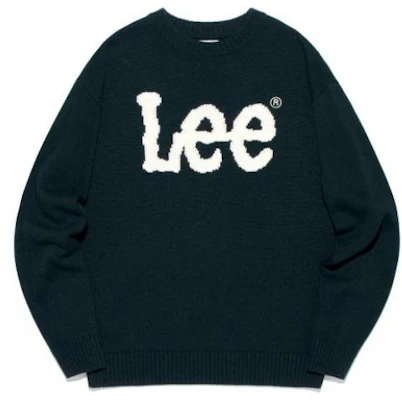 Lee FW23 Alphabet Print Crewneck Sweatshirt Unisex Deep Green LE2303KT01DP Buy Lee FW23 Alphabet Print Crewneck Sweatshirt Unisex Deep Green LE2303KT01DP