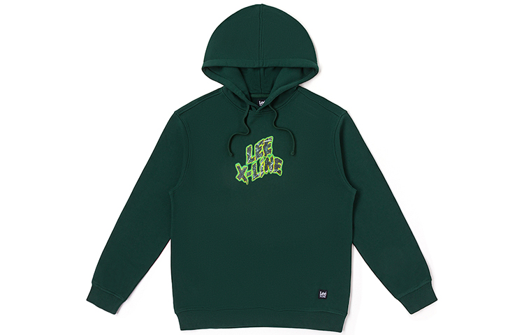 Lee FW23 Comfort Logo Multicolor Hoodie Green LMT0070974XH00FA01736