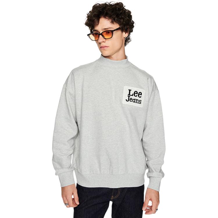 Lee FW23 Comfortable Half-High Collar Pullover Sweatshirt LMT006253CST00FA02848