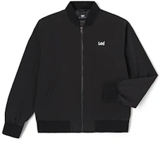 Lee FW23 Minimalist Classic Bomber Jacket Black LMT006890100092K11000 Lee FW23 Minimalist Classic Bomber Jacket Black LMT006890100092K11000