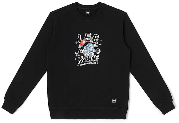 Lee FW23 標準款兔子太空人印花黑色男女同款衛衣 LUT0072204XH00FK11000 Buy Lee FW23 標準款兔子太空人印花黑色男女同款衛衣 LUT0072204XH00FK11000