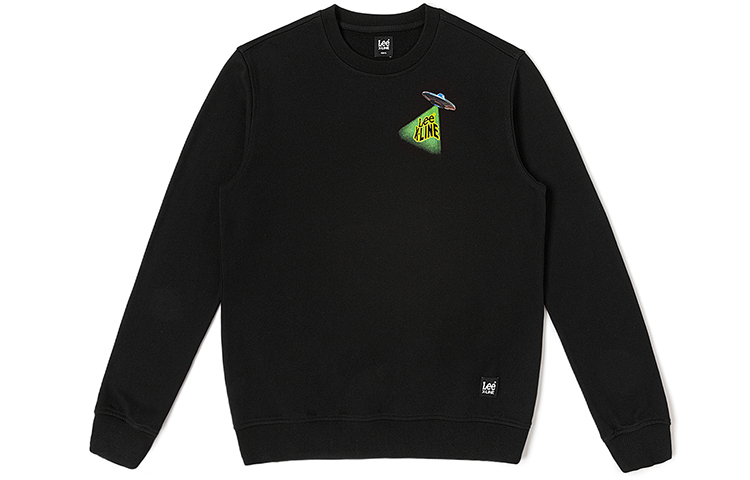 Lee FW23 Standard UFO Graphic Long Sleeve Sweatshirt BLACK LMT0071074XH00FK11000