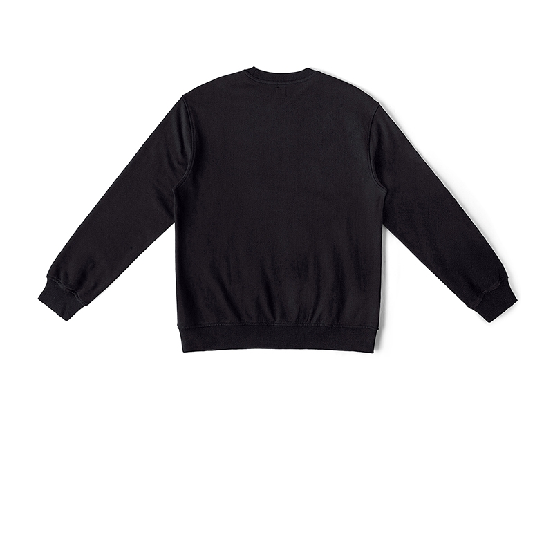 Lee FW24 Comfort Fit Crewneck Logo Print Sweatshirt Unisex BLACK LUT009047204177K11000