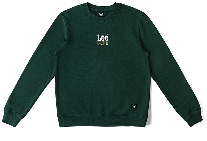 lee-fw-24-standard-logo-print-crewneck-pullover-sweatshirt-men-algae-green-l432104-xh-00-fa-07680