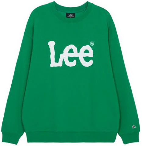 lee-green-crewneck-long-sleeve-sweatshirt-with-letter-print-lut-006428203207-a04868
