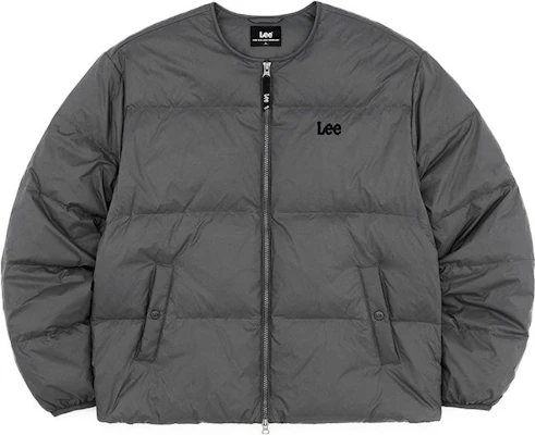 Lee 灰色字母刺繡修身長袖拉鍊外套 LE2304DP10GR0XL Buy Lee 灰色字母刺繡修身長袖拉鍊外套 LE2304DP10GR0XL