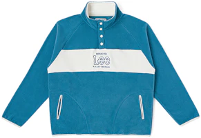 Lee Japan Design Half-Placket Pullover Jacket Casual Trend Blue LMT008436205398A06576 Lee Japan Design Half-Placket Pullover Jacket Casual Trend Blue LMT008436205398A06576