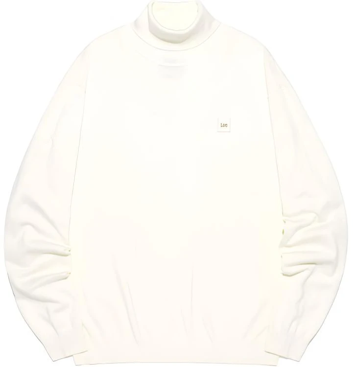 lee-korean-high-neck-pullover-oversized-sweatshirt-unisex-ivory-le-2303-kt-10-iv