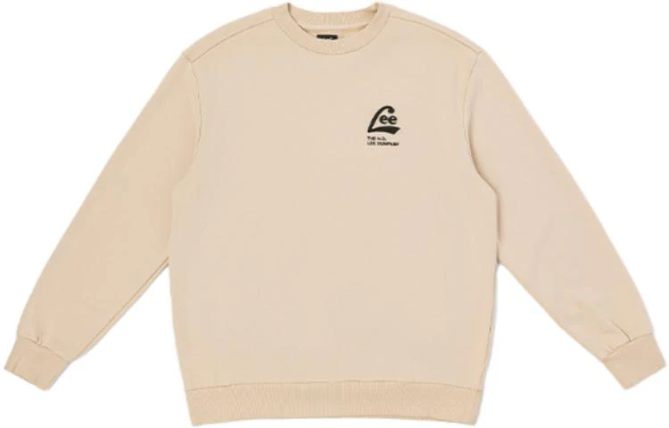 lee-letter-print-crewneck-pullover-sweatshirt-beige-lmt-003711101