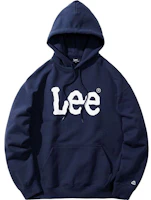 Lee Letter Print Pullover Hoodie Long Sleeve Unisex Sweatshirt LE2203HD01NA Lee Letter Print Pullover Hoodie Long Sleeve Unisex Sweatshirt LE2203HD01NA