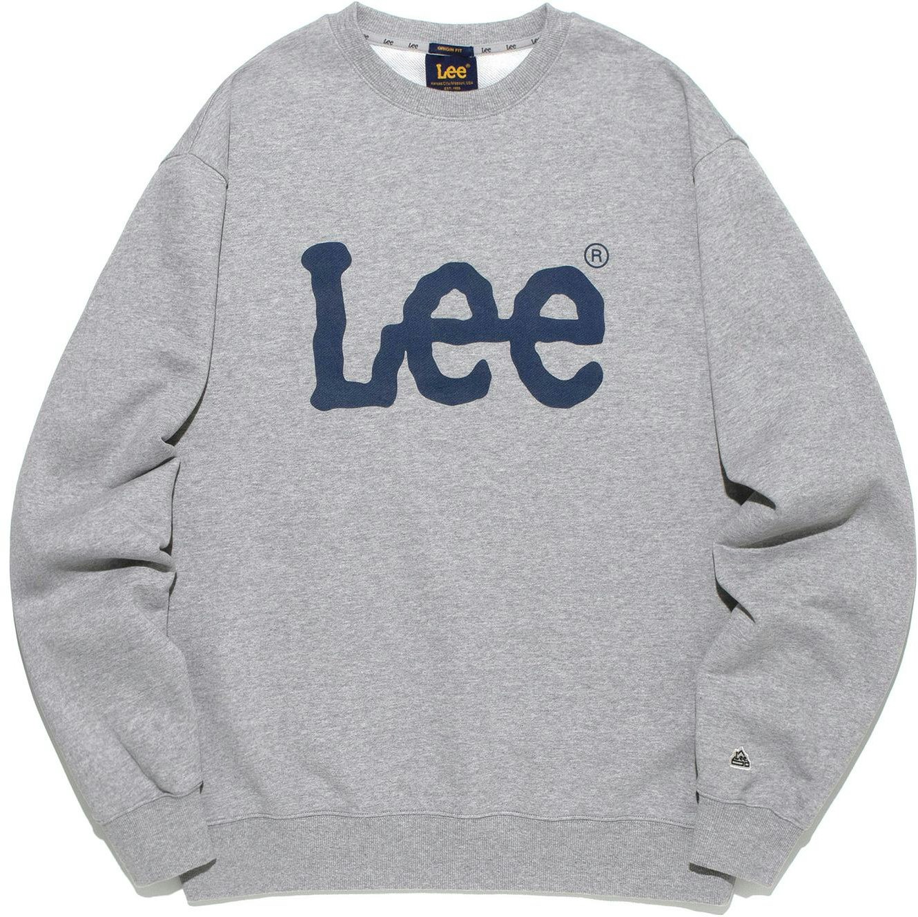 lee-letter-printed-pullover-sweatshirt-unisex-cement-gray-le-2303-cr-01-gr