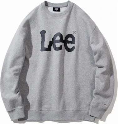 リー ロゴ クルーネック オーバーサイズ スウェットシャツ ユニセックス - グレー LUT006425203204-A04865-1 Buy リー ロゴ クルーネック オーバーサイズ スウェットシャツ ユニセックス - グレー LUT006425203204-A04865-1