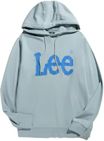 Lee Logo Letter Print Loose Fit Hoodie Men’s Light Blue LMT0016964XH00F-A00009 Lee Logo Letter Print Loose Fit Hoodie Men’s Light Blue LMT0016964XH00F-A00009