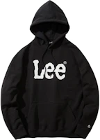 Lee Logo Printed Hoodie Unisex Long Sleeve Pullover LE2203HD01BK Lee Logo Printed Hoodie Unisex Long Sleeve Pullover LE2203HD01BK