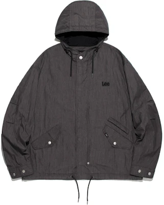 リー ルーズフィット フード付き 長袖 ジャケット チャコールグレー LE2401JK05CH Buy リー ルーズフィット フード付き 長袖 ジャケット チャコールグレー LE2401JK05CH