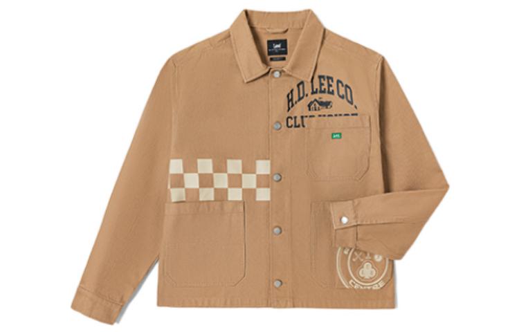 Lee Printed Lettering Button-Up Coach Jacket Brown (). LMT0044942002278UN000