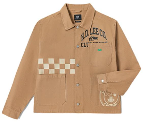 lee-printed-lettering-button-up-coach-jacket-brown-lmt-0044942002278-un-000
