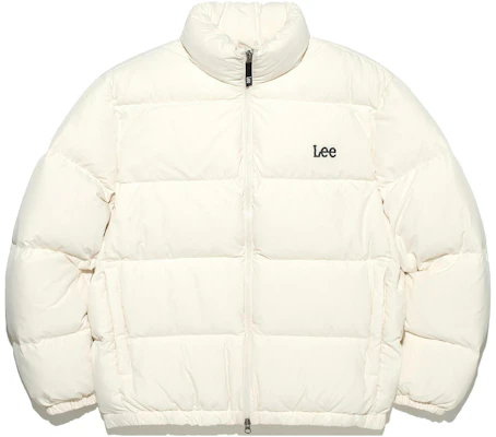 Lee Jaket Unisex Putih Logo Print Model Santai LE2304DP01IV Buy Lee Jaket Unisex Putih Logo Print Model Santai LE2304DP01IV