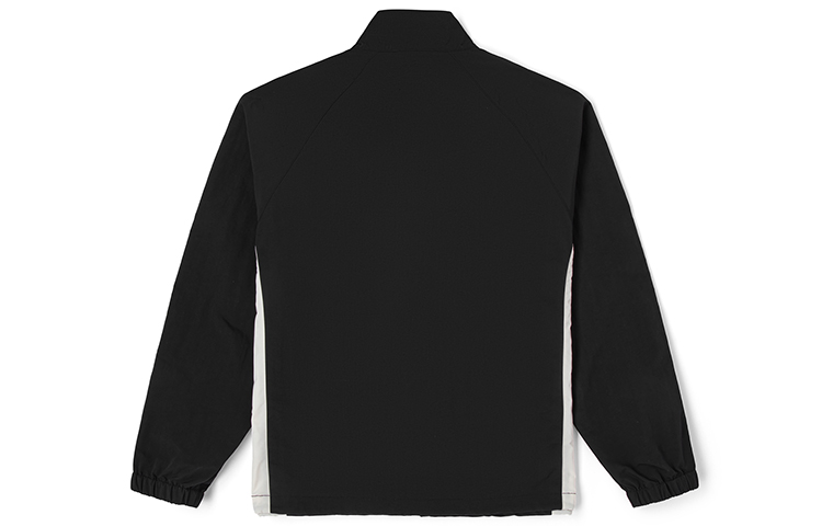 Lee Relaxed Fit Stand Collar Raglan Sleeve Printed Jacket Unisex - Black LUT008309205146K11000