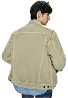 Lee Single-Breasted Collar Pocket Jacket in Light Khaki. LMT0045005TQ-850 Lee Single-Breasted Collar Pocket Jacket in Light Khaki. LMT0045005TQ-850