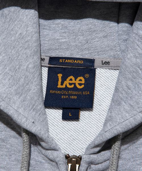 Lookbook Lee Small Twitch Logo Hoodie Zip-Up Gray LE2503HZ01GR