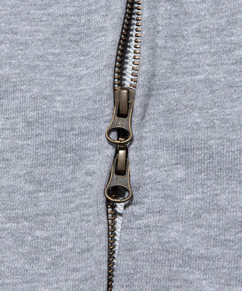 Details for Lee Small Twitch Logo Hoodie Zip-Up Gray LE2503HZ01GR