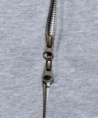 Lee Small Twitch Logo Hoodie Zip-Up Gray LE2503HZ01GR Details for Lee Small Twitch Logo Hoodie Zip-Up Gray LE2503HZ01GR