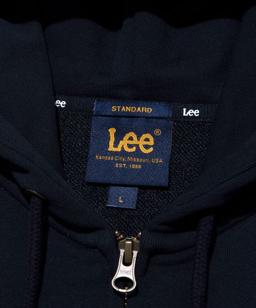 Lookbook Lee Small Twitch Logo Hoodie Zip-Up Navy LE2601HZ20NA